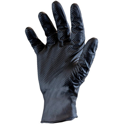 Safety Zone® Nitrile Powder Free 6 mil Gloves, Black, 2XL, Box of 100 (SZNGL-NT106BKFXX)