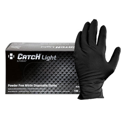 Safety Zone® Nitrile Powder Free 6 mil Gloves, Black, XL, Box of 100 (SZNGL-NT106BKFX)