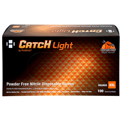 Safety Zone® Nitrile Powder Free 6 mil Gloves, Orange, 2XL, Box of 100 (SZNGL-NT106ORFXX)