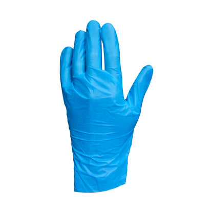 Safety Zone® Stretch Polyethylene Gloves, 2 mil, Powder-Free, 10", Blue, XL, Case of 2000 (SZNGL-SP200BX)