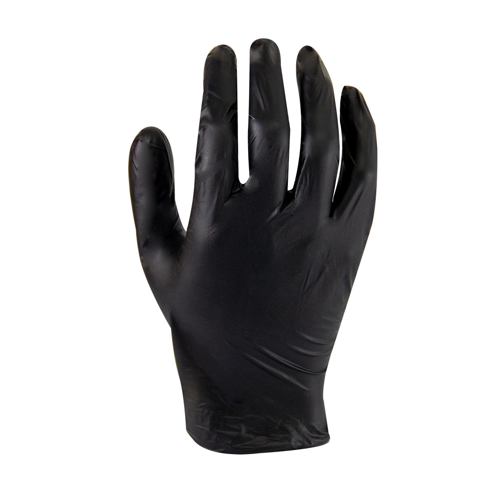 Safety Zone® Synthetic Vinyl Powder Free 4.5 mil Gloves, Black, Lrg, Case of 1000 (SZNGL-VN104BKFL)