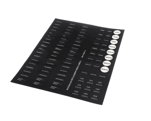 Garland 113541 Mcdonalds Replacement Menu Lab (GL113541)