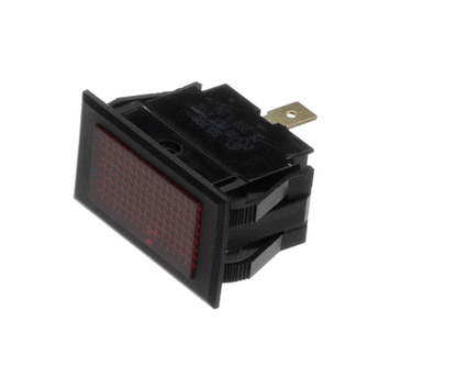 Garland 1621000 Lamp-Red Lens Black Bezel 28V (GL1621000)