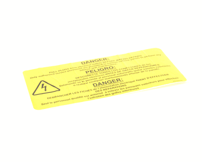 Garland GL4522374 warning label, pull plugs (GL4522374)
