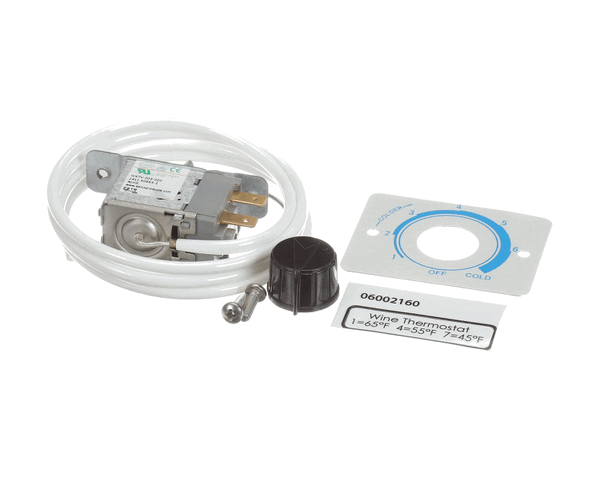 Glastender 06007340 Thermostat Replacement, 37^ - 61^, White (GLA06007340)