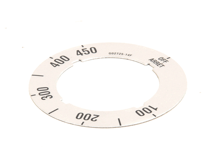 Garland G02725-14 Dial Insert (Off/100F/450F) (GLG02725-14)