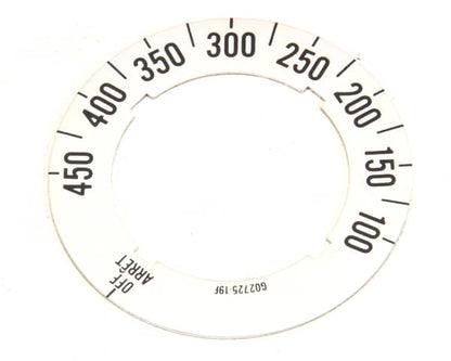 Garland G02725-19 Dial Insert (Off/450F/100F) (GLG02725-19)