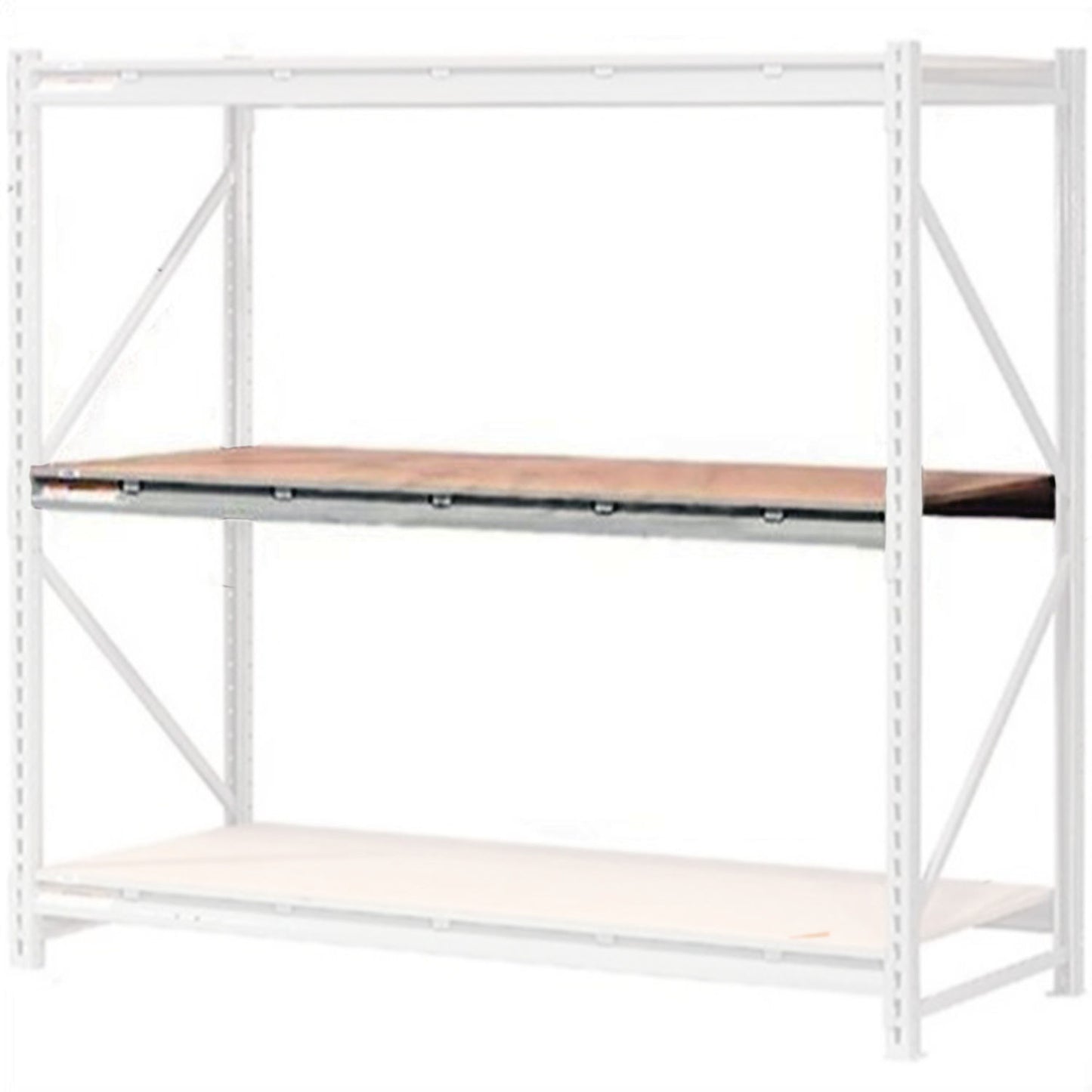 Global Industrial Additional Shelf, Extra Heavy Duty Rack, Wood Deck, 96"W x 36"D, Gray (WB504288A)