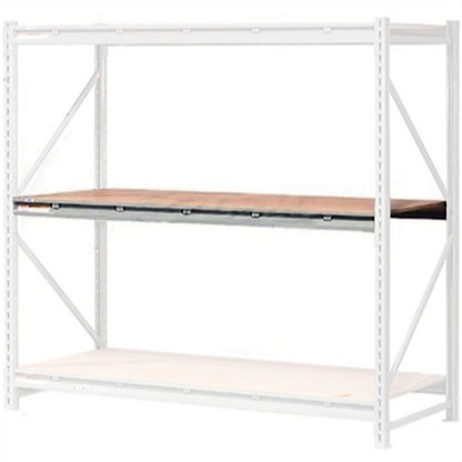 Global Industrial Additional Shelf, Extra Heavy Duty Rack, Wood Deck, 96"W x 36"D, Gray (WB504288A)