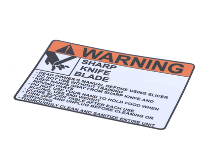 Globe 920200 Warning Label - Large (GLO920200)