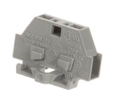 Globe X10029-2G Connecting Block 2-Con Gray (GLOX10029-2G)