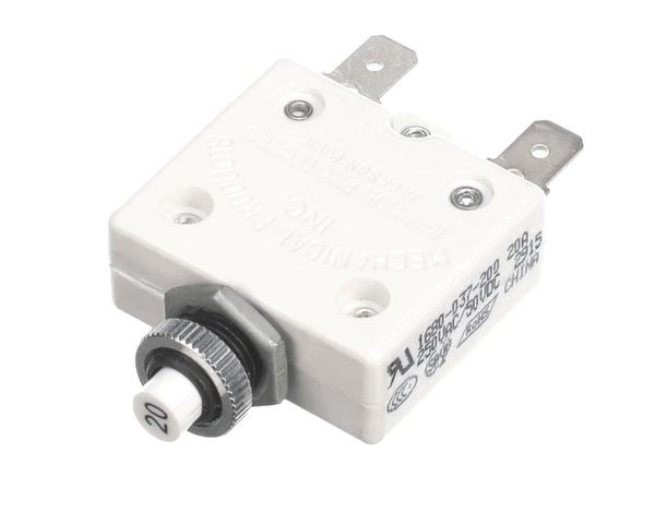Crathco Grindmaster Cecilware 346-00058 Breaker, 20A Panel Mount (GM346-00058)