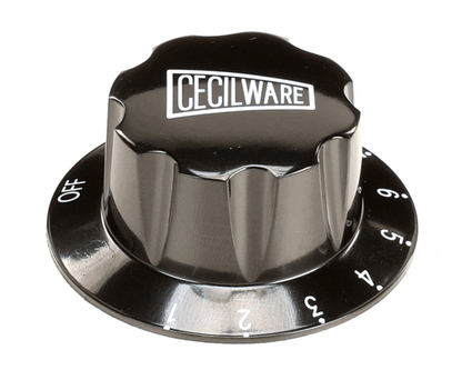 Crathco Grindmaster Cecilware 355-00070 Knob Thermostat Black Deg F (GM355-00070)
