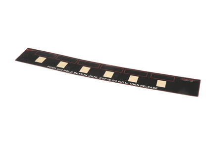 Crathco Grindmaster Cecilware 380-00151 Label Sw Panel Gb6Mp (GM380-00151)