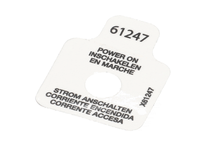 Crathco Grindmaster Cecilware 61247 Label, Power On Light Pic (GM61247)