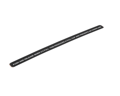 Crathco Grindmaster Cecilware 62856 Decal,2/3 Full,Pic 5 (GM62856)