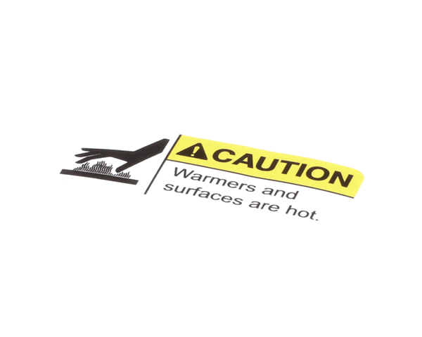Crathco Grindmaster Cecilware 71509 Decal,Caution Hot (GM71509)