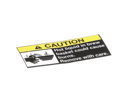 Crathco Grindmaster Cecilware 71949 Decal, Caution Hot Liq(A71949) (GM71949)