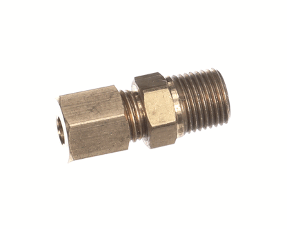 Crathco Grindmaster Cecilware A351-028 Fitting, 1/8Mpt X 3/16 Compres (GMA351-028)