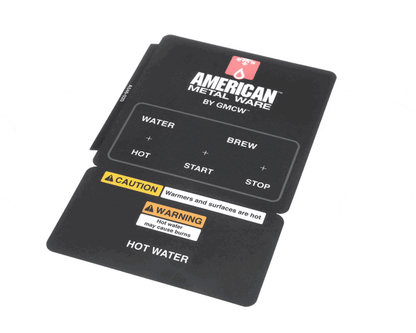 Crathco Grindmaster Cecilware A546-020 Decal, Control Panel P300 (GMA546-020)
