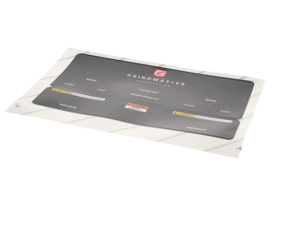 Crathco Grindmaster Cecilware A546-129 P-400 Control Panel Overlay Black (GMA546-129)
