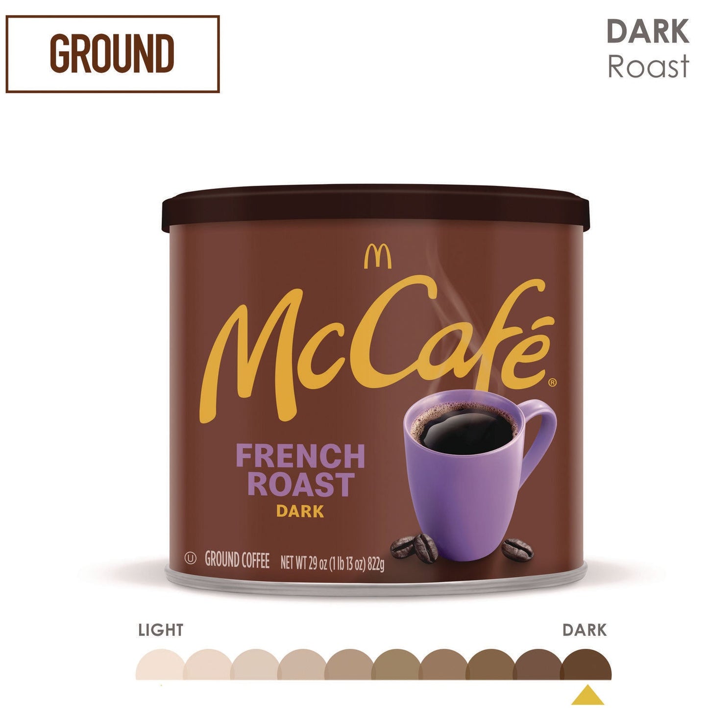 Nestlé Ground Coffee, French Roast, 29 oz Can (GMT7831EA)