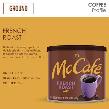 Nestlé Ground Coffee, French Roast, 29 oz Can (GMT7831EA)