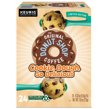The Original Donut Shop Cookie Dough So Delicious K-Cups, 24/Box (GMT9534)