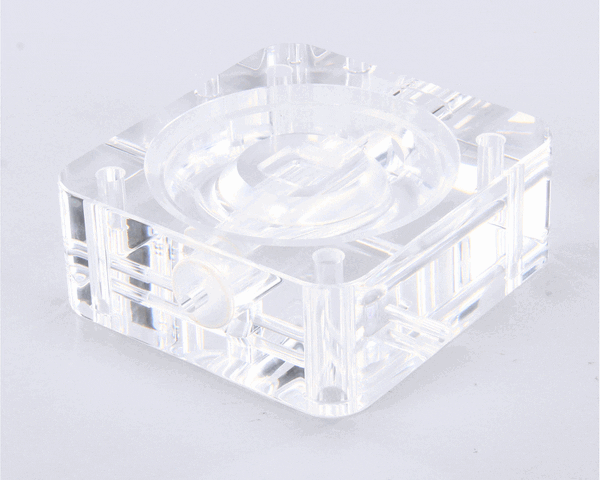 Crathco Grindmaster Cecilware W0480450 Valve Body, Cast Acrylic Cnc Machi (GMW0480450)