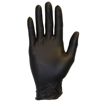 Safety Zone® Nitrile Powder Free 6 mil Exam Gloves, Black, Med, Case of 1000 (SZNGNPR-MD-1-K)