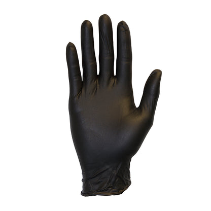 Safety Zone® Nitrile Powder Free 3.5 mil Exam Gloves, Black, Med, Case of 1000 (SZNGNPRMDBKCT)