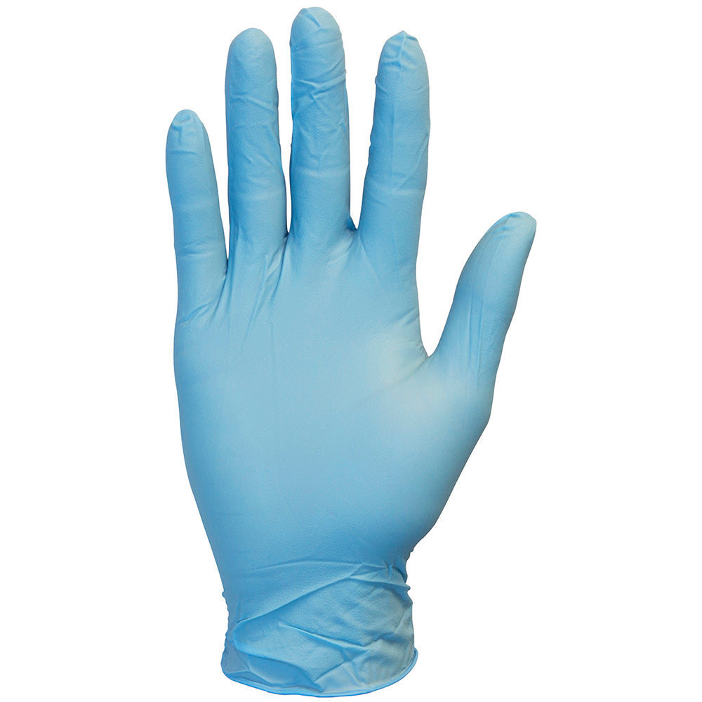 Safety Zone® Nitrile Powder Free 4 mil Exam Gloves, Blue, Small, Case of 1000 (SZNGNPR-SM-1M)