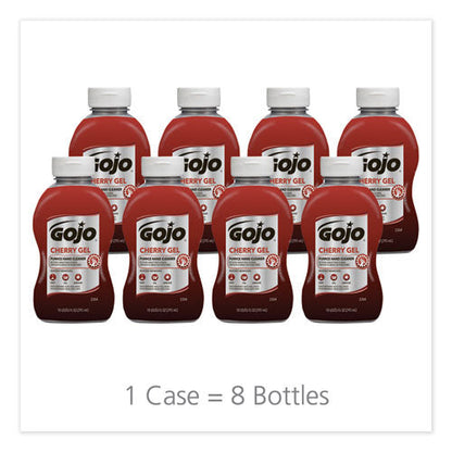 Gojo Cherry Gel Pumice Hand Cleaner, 10 oz Bottle, 8/Carton (GOJ235408)