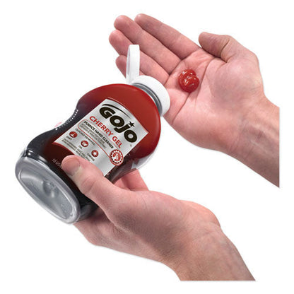 Gojo Cherry Gel Pumice Hand Cleaner, 10 oz Bottle, 8/Carton (GOJ235408)
