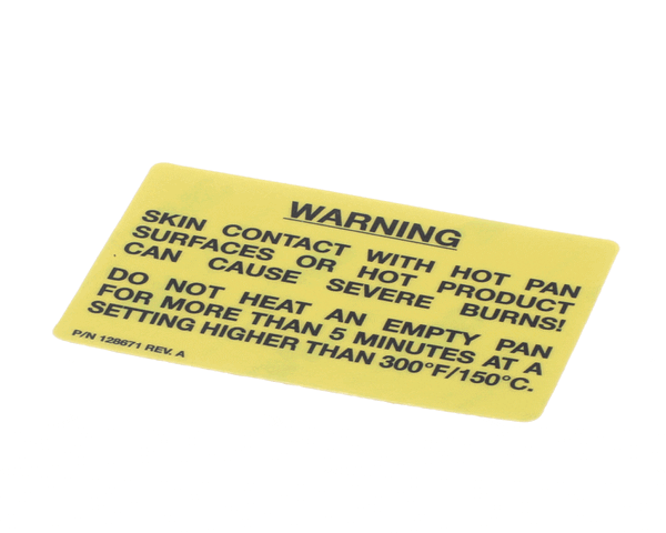 Groen 128671 Label, Warning, Hot Surface (GR128671)