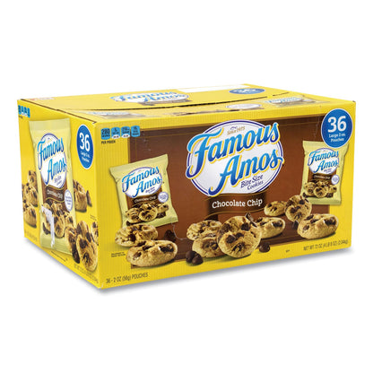Famous Amos Famous Amos Cookies, Chocolate Chip, 2 oz Bag, 36/Carton (GRR22000424)