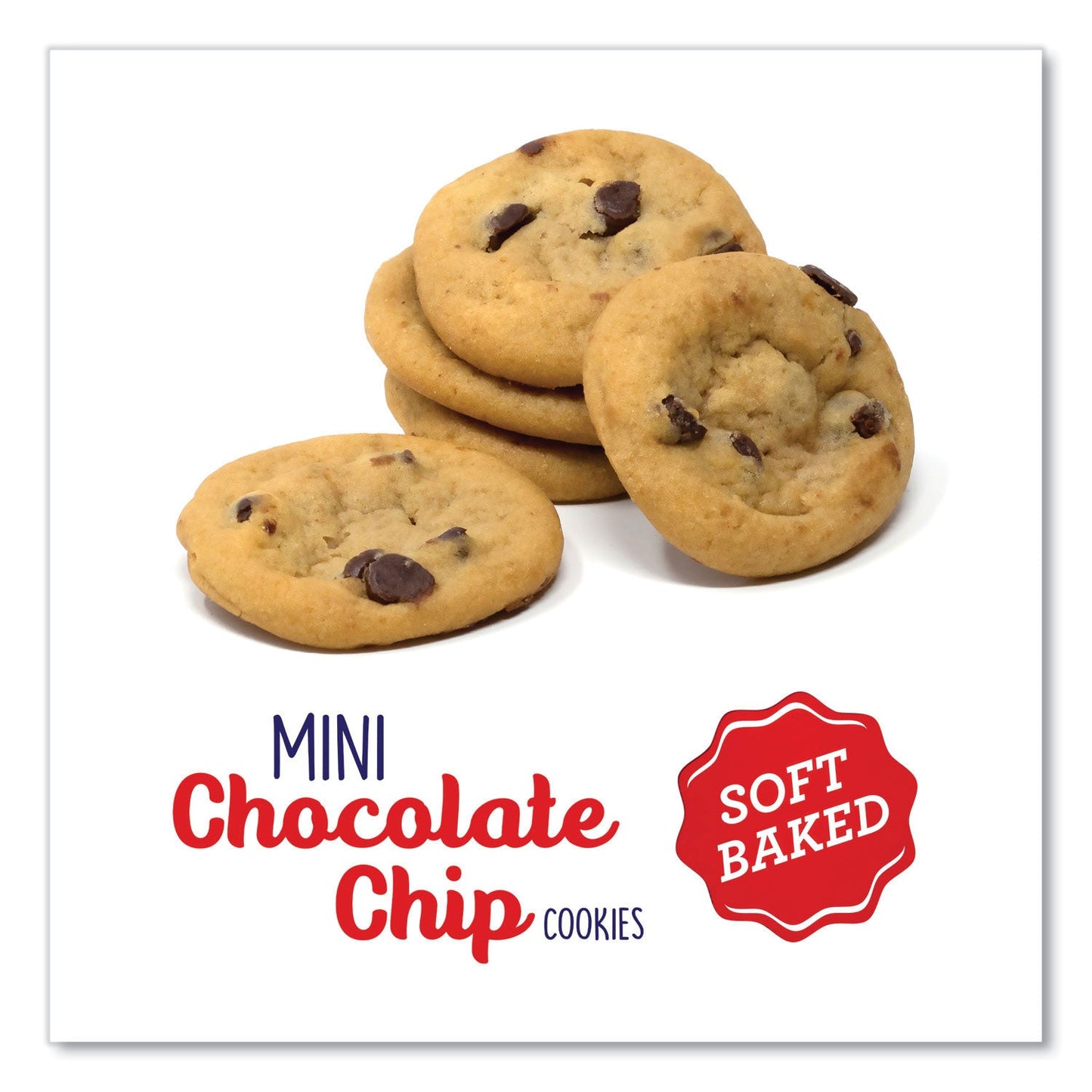 Pillsbury Soft Baked Mini Chocolate Chip Cookies, 1.5 oz Pouch, 28/Pack (GRR22002056)