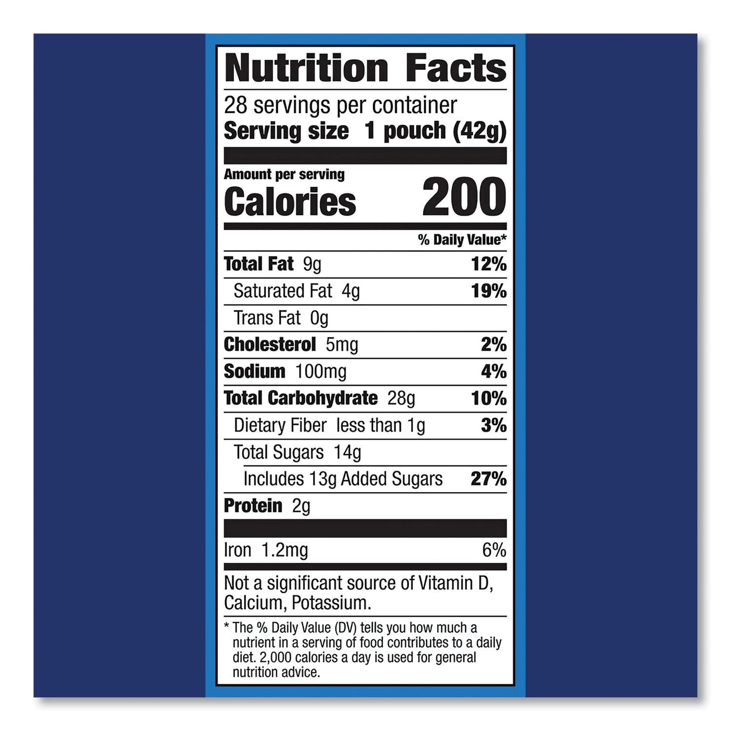 Pillsbury Soft Baked Mini Chocolate Chip Cookies, 1.5 oz Pouch, 28/Pack (GRR22002056)