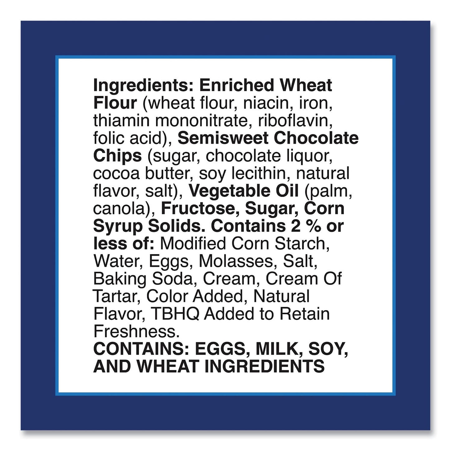 Pillsbury Soft Baked Mini Chocolate Chip Cookies, 1.5 oz Pouch, 28/Pack (GRR22002056)