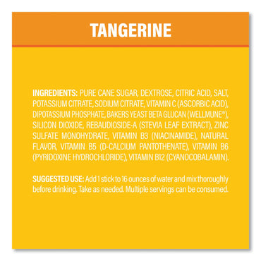 LIQUID I.V. Immune Support, Tangerine, 0.56 oz Packet, 10/Pack (GRR22002080)