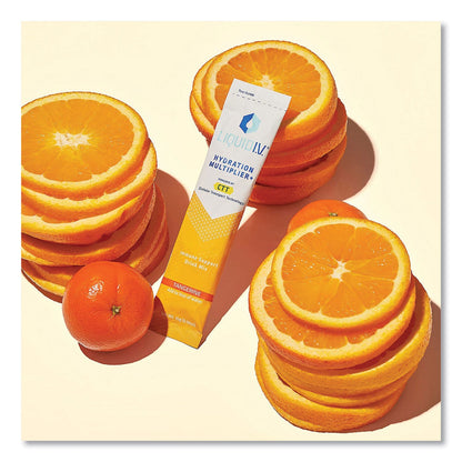 LIQUID I.V. Immune Support, Tangerine, 0.56 oz Packet, 10/Pack (GRR22002080)