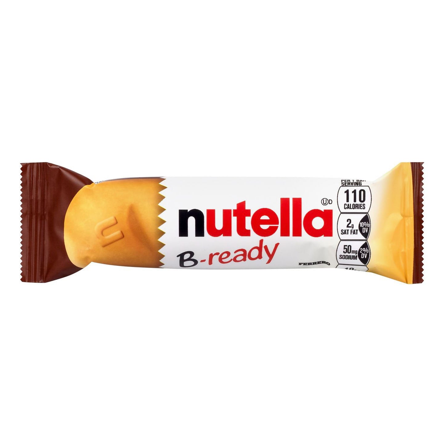 Nutella B-Ready, Hazelnut, 0.7 oz Bag, 36/Carton (GRR22002147)