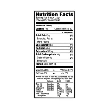 Nabisco Oreo Chocolate Sandwich Cookies, 0.78 oz Pack, 2 Cookies/Pack, 60 Packs/Box (GRR30400072)