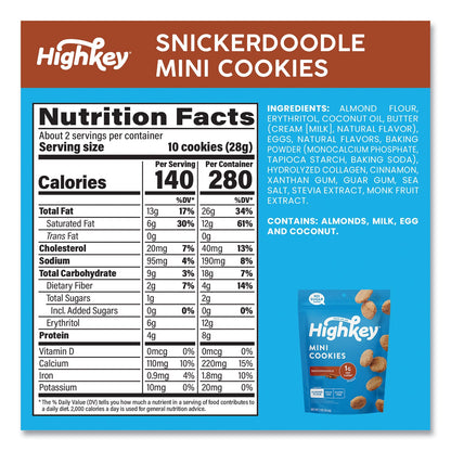 HighKey Variety Pack, Assorted Flavors, 2 oz Packet, 6/Carton (GRR60000274)