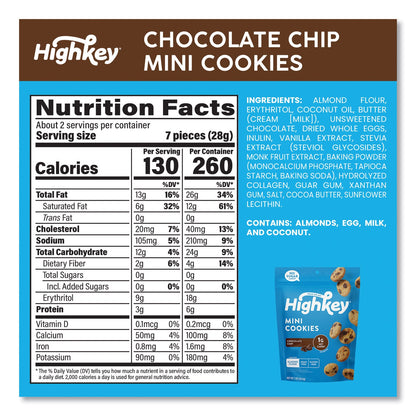 HighKey Variety Pack, Assorted Flavors, 2 oz Packet, 6/Carton (GRR60000274)