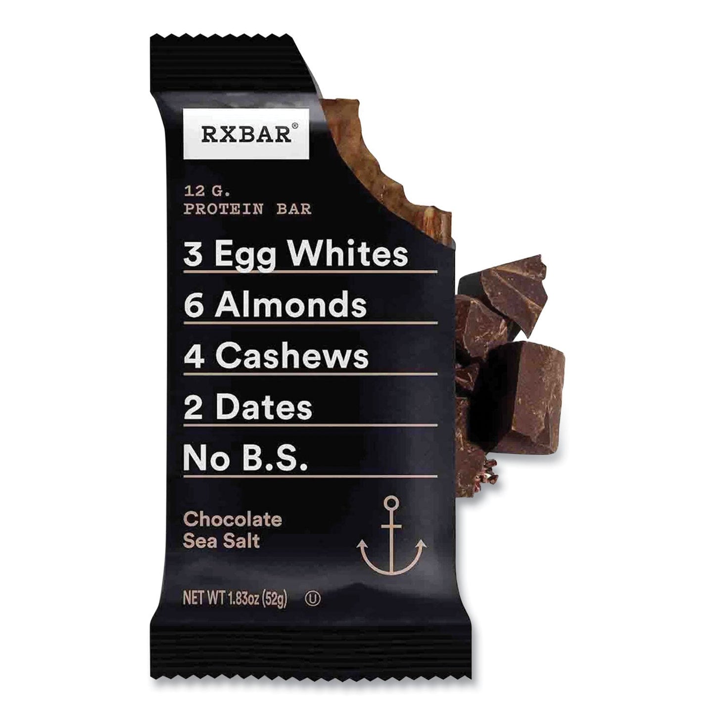 Kellogg's Adult Bars, Chocolate Sea Salt, 1.83 oz Bar, 5 Bars/Box, 2 Boxes/Carton (GRR60000742)