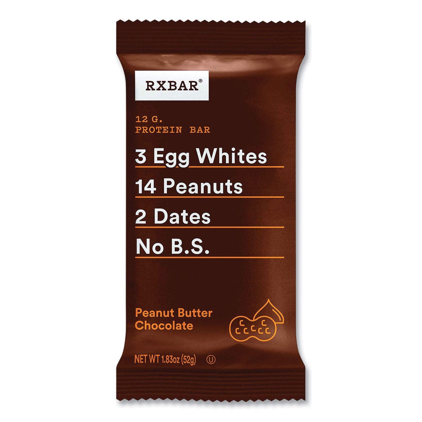 Kellogg's Adult Bars, Peanut Butter Chocolate, 1.83 oz Bar, 5 Bars/Pack, 2 Packs/Carton (GRR60000770)
