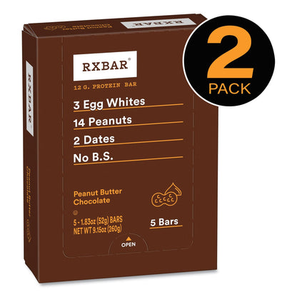 Kellogg's Adult Bars, Peanut Butter Chocolate, 1.83 oz Bar, 5 Bars/Pack, 2 Packs/Carton (GRR60000770)