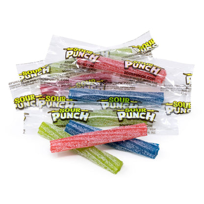 Sour Punch Twists, Variety, 2.59 lb Tub, Approx. 210 Pieces/Tub, 2 Tubs (GRR60004078)