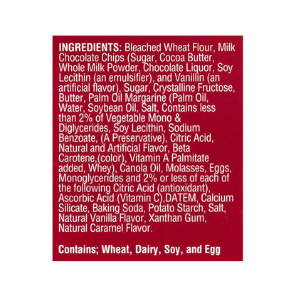 Mrs. Fields Cookies, Milk Chocolate Chip, 1 oz Individually Wrapped, 30/Box, 2 Boxes/Carton (GRR60004080)